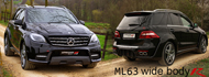 ML63 wide body Expression Motorsport